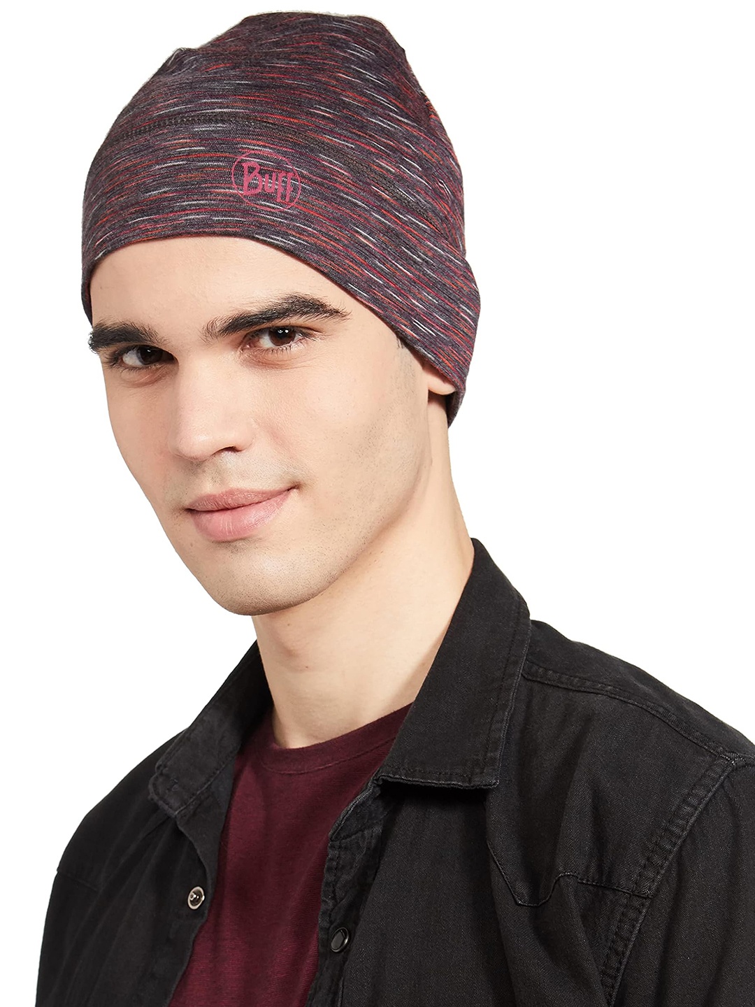 

Original Buff SA Unisex Printed Lightweight Woollen Beanie, Grey