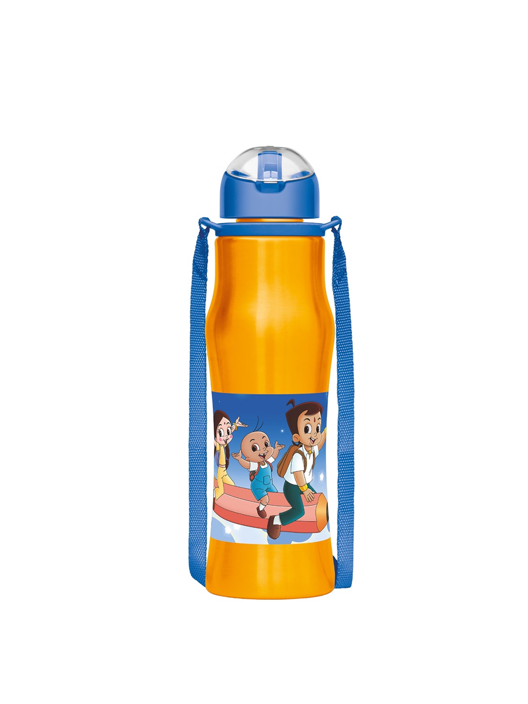 

Milton Sipmate 650 Orange & Blue Chota Bheem Printed Single Walled Water Bottle 600 ML