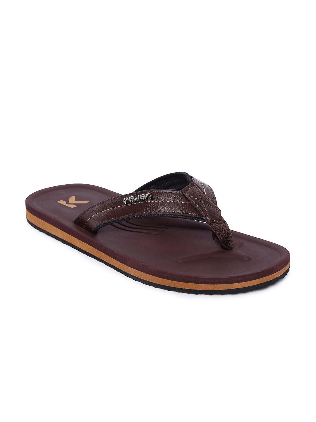 

Paragon Men Lightweight Thong Flip-Flops, Brown