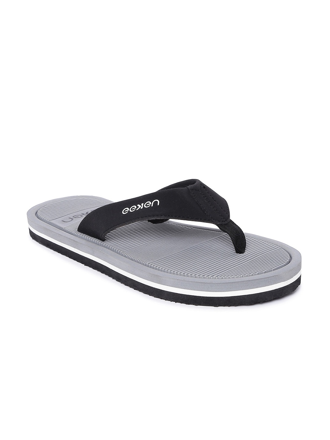 

Paragon Men Lightweight Fabric Thong Flip-Flops, Grey