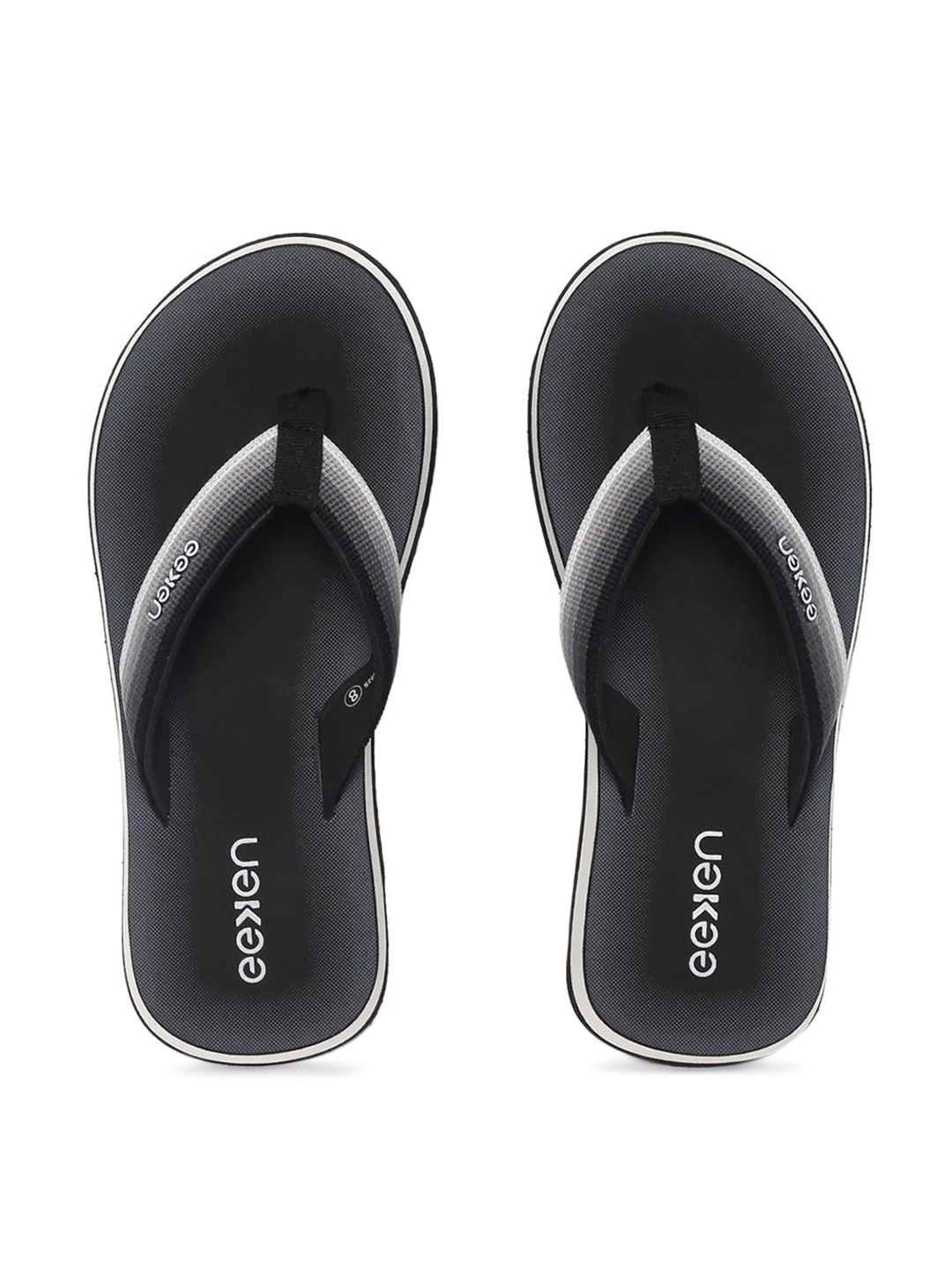 

Paragon Men Lightweight Fabric Thong Flip-Flops, Black