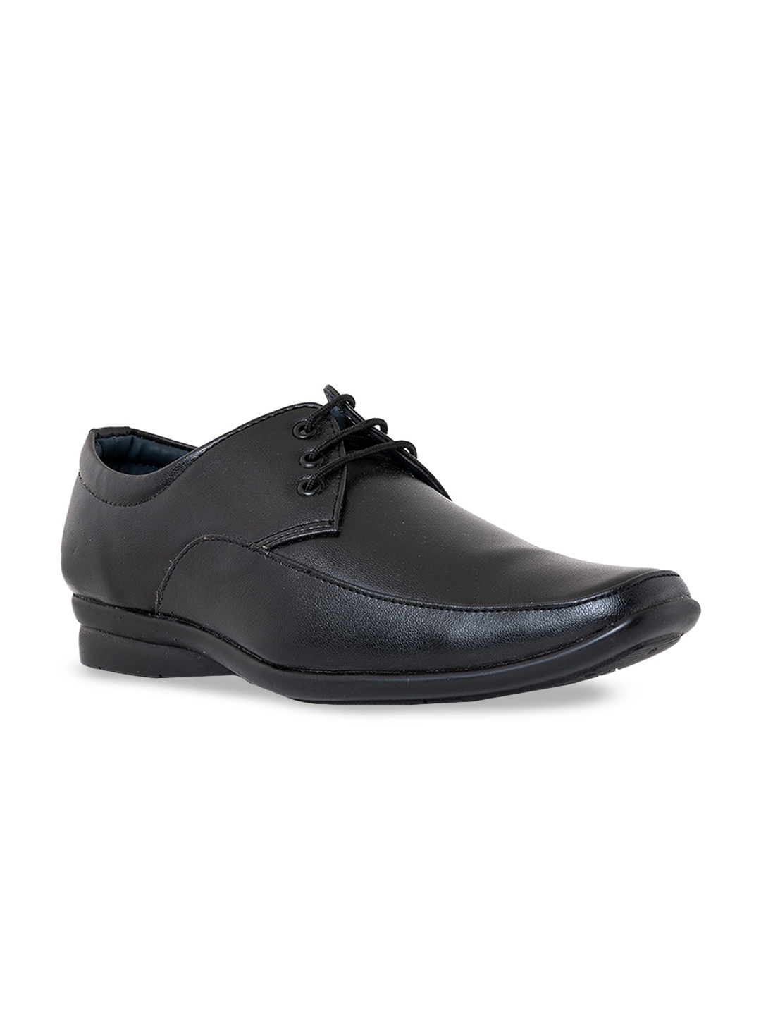 

Khadims Men Dunford Square Toe Formal Derbys, Black