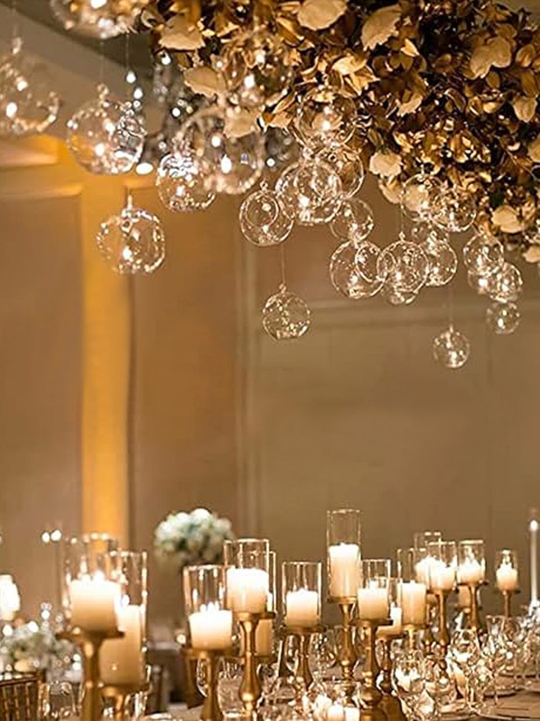 

The Purple Tree Transparent 2-Pieces Hanging Candle Holders