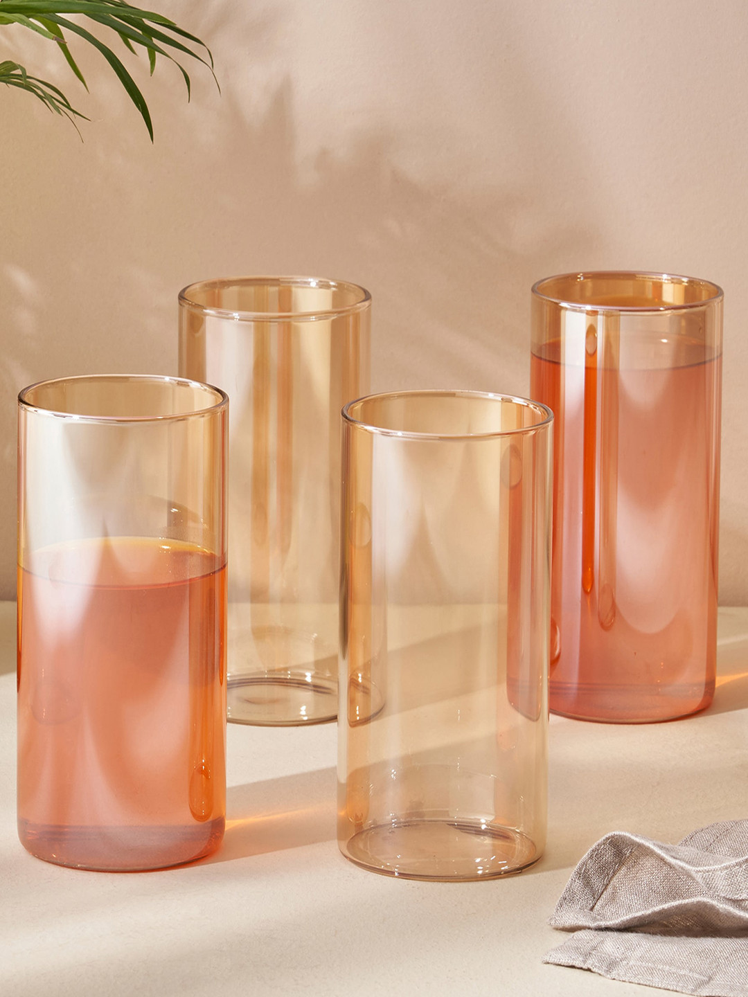 

Home Centre Showstopper Seong Yellow 4-Pieces Water Glass 350ml