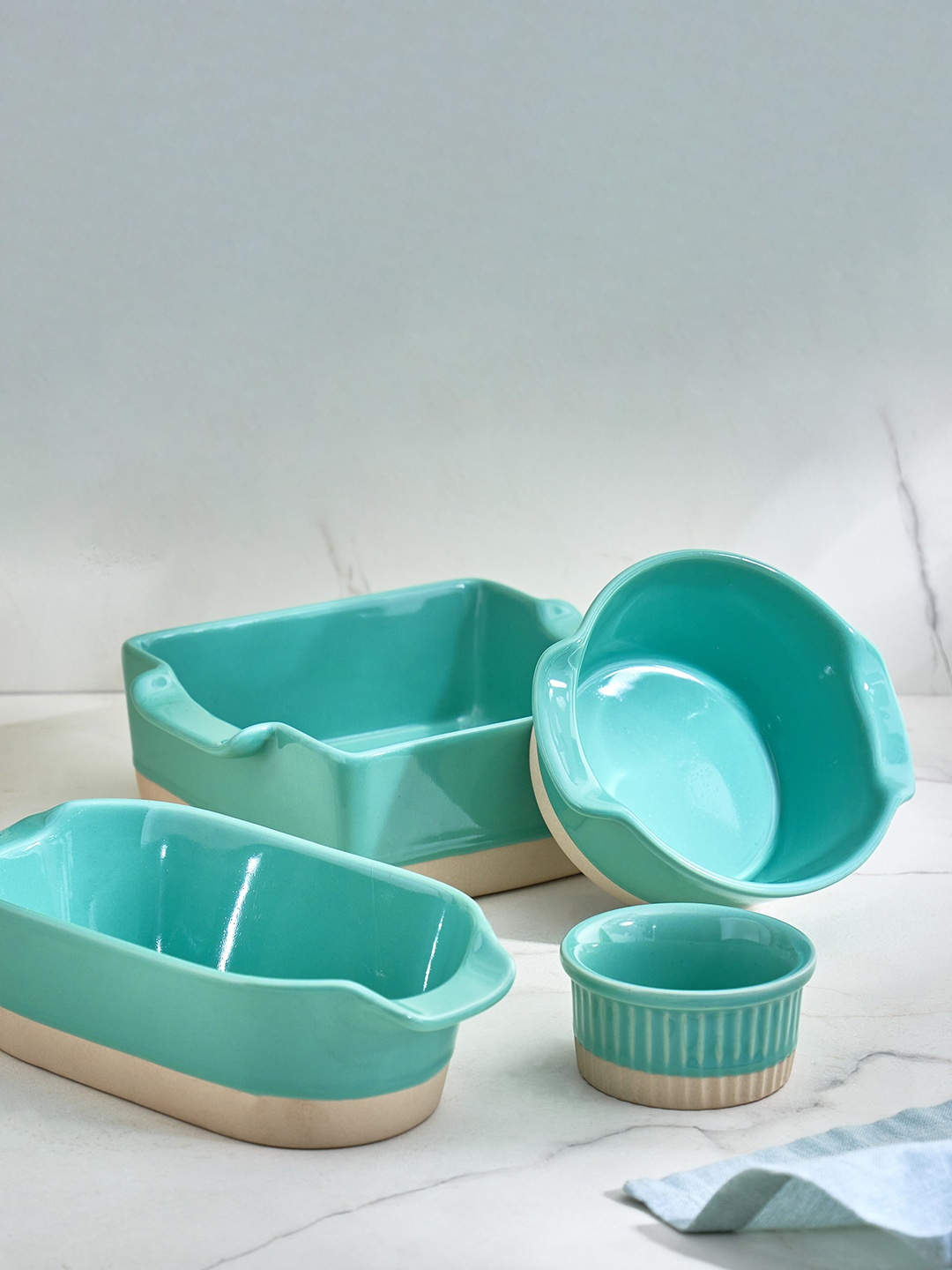 

Home Centre Baker Pride Green Stoneware Baking Dish 200 ml
