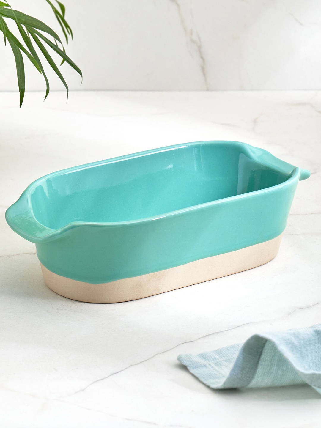 

Home Centre Baker Pride Green Stoneware Baking Dish 380 ml