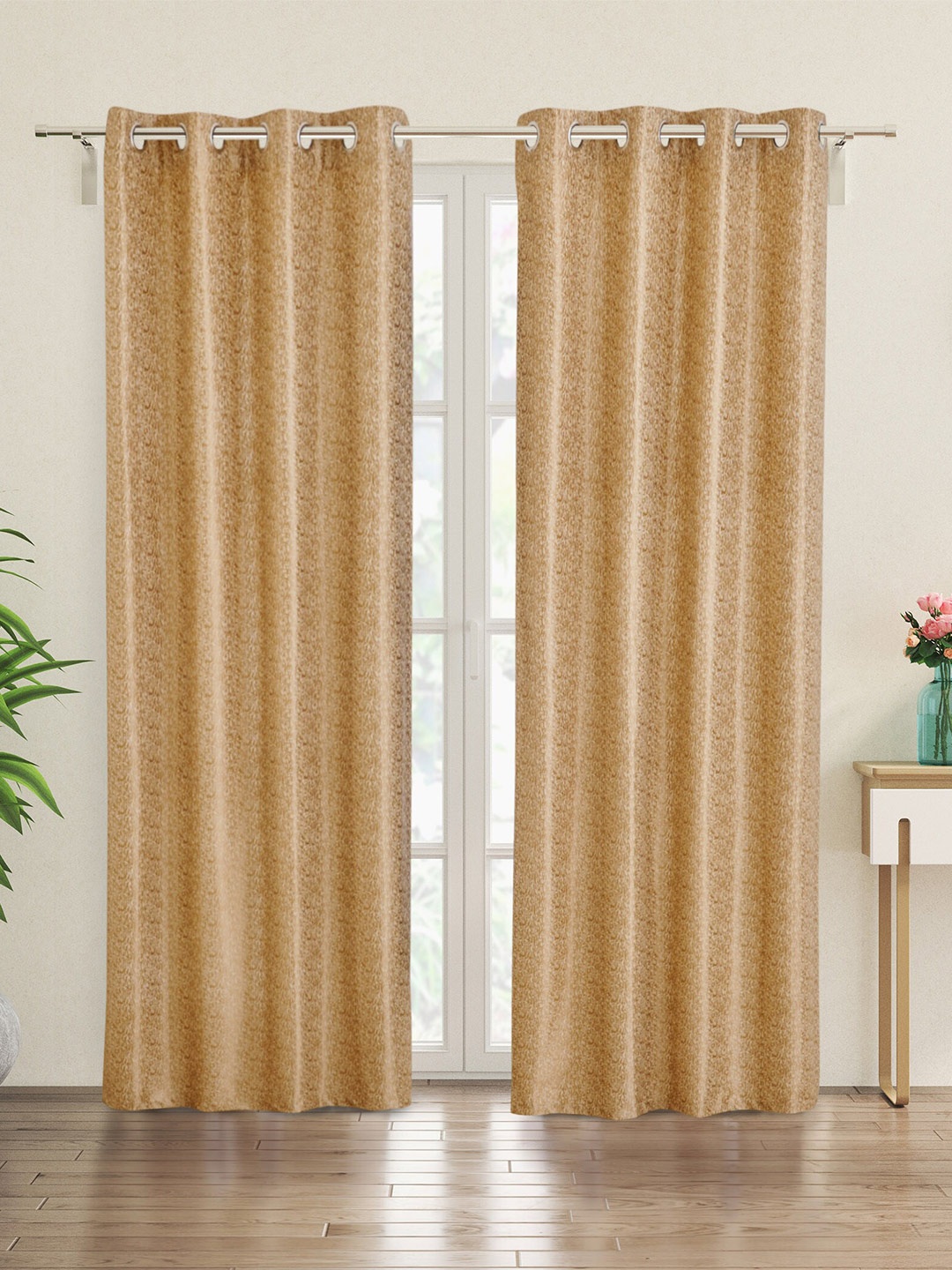 

Home Centre Corsica Andrea Beige & White 2 Pieces Ethnic Motifs Door Curtains