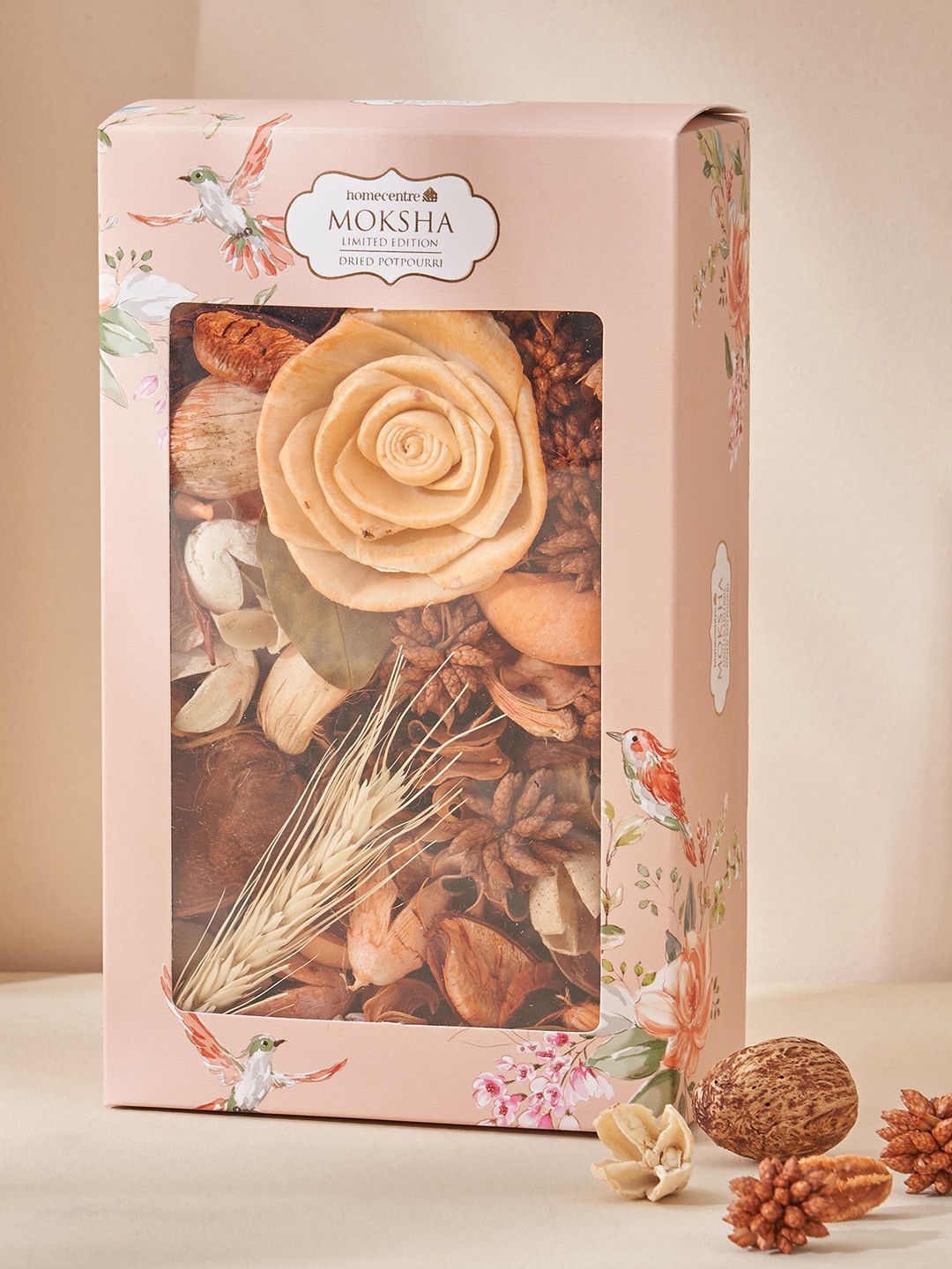 

Home Centre Pink Textured Potpourri Dried Flowers