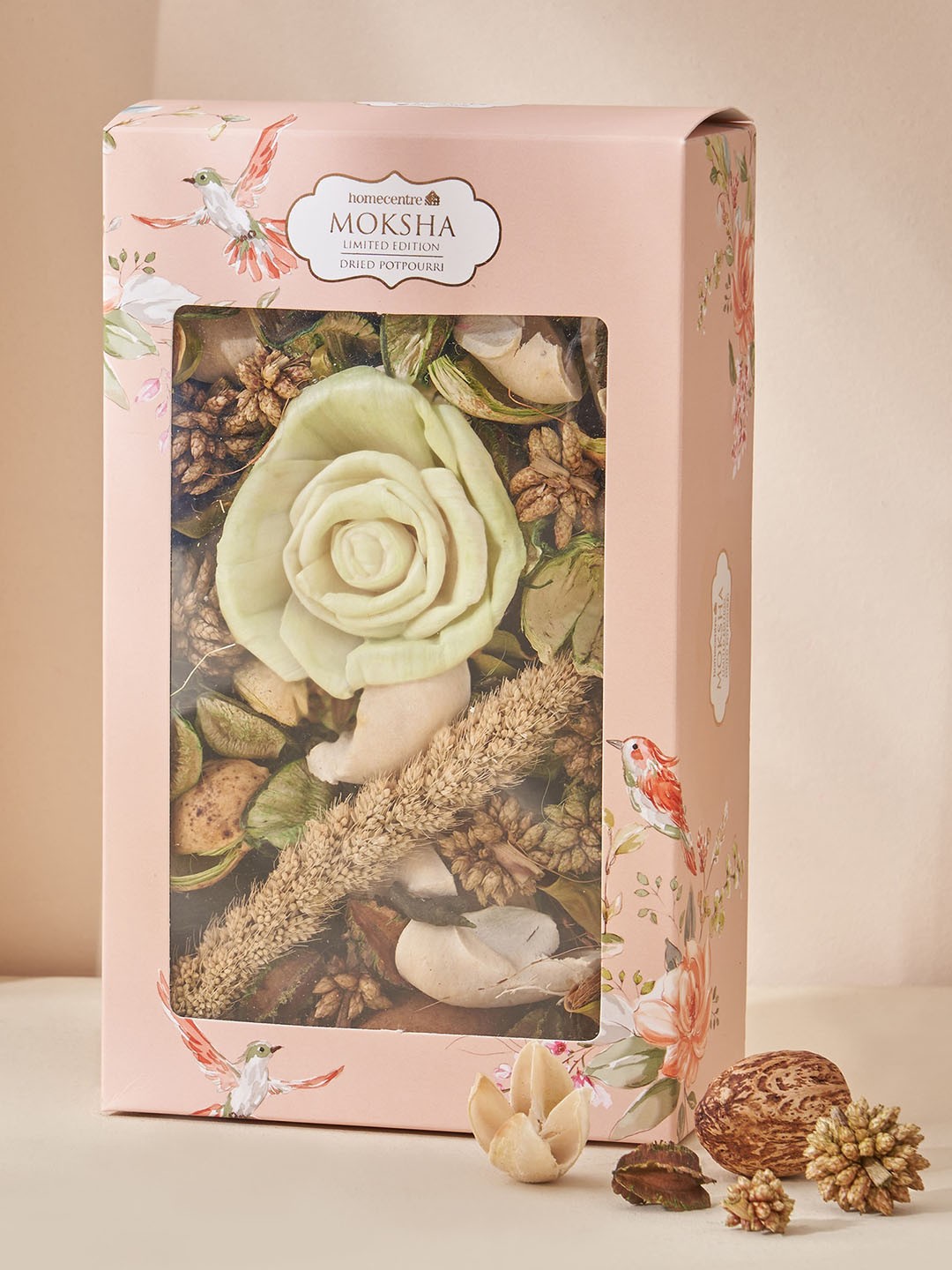 

Home Centre Brown Moksha Dried Flower Potpourri