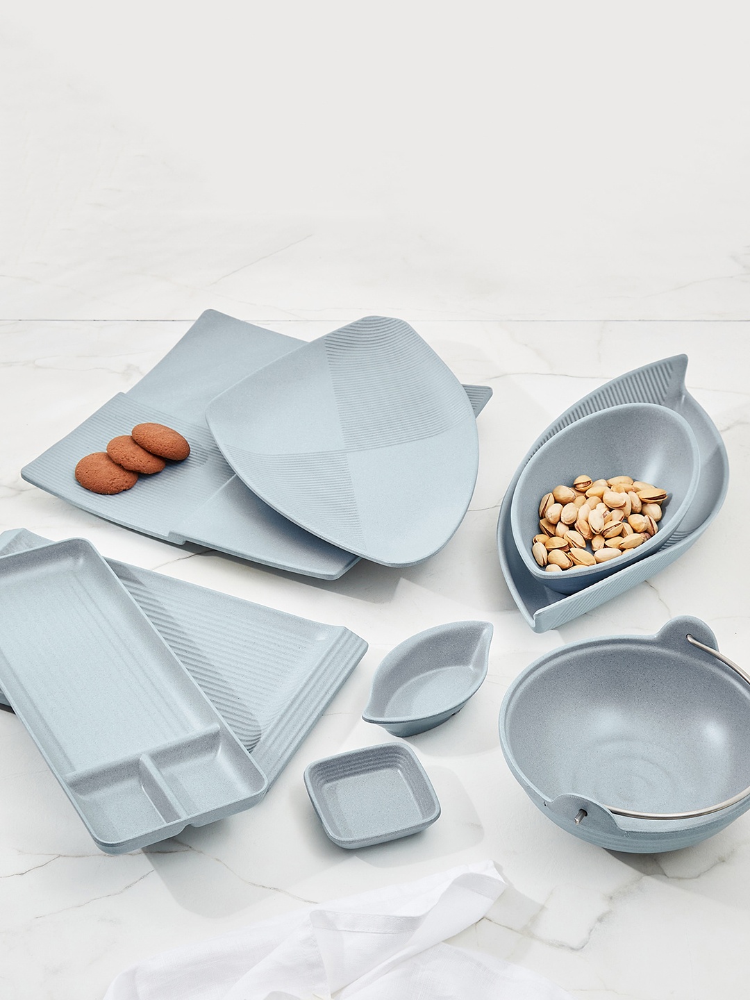 

Home Centre Corsica Silvano Blue Melamine Boat Dip Bowl 60 ml