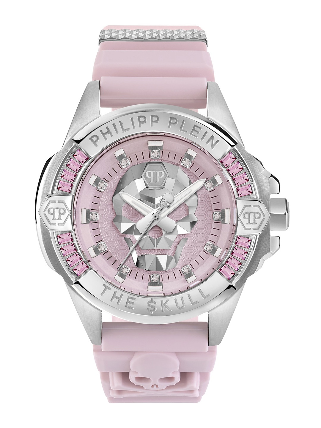 

PHILIPP PLEIN Women Embellished Dial & Straps Analogue Watch PWNAA1123, Pink