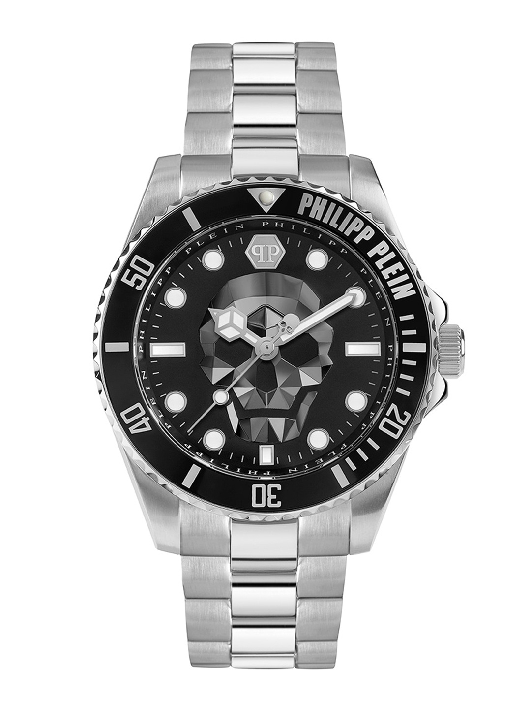 

PHILIPP PLEIN Men Bracelet Style Straps Analogue Watch PWOAA0522, Black