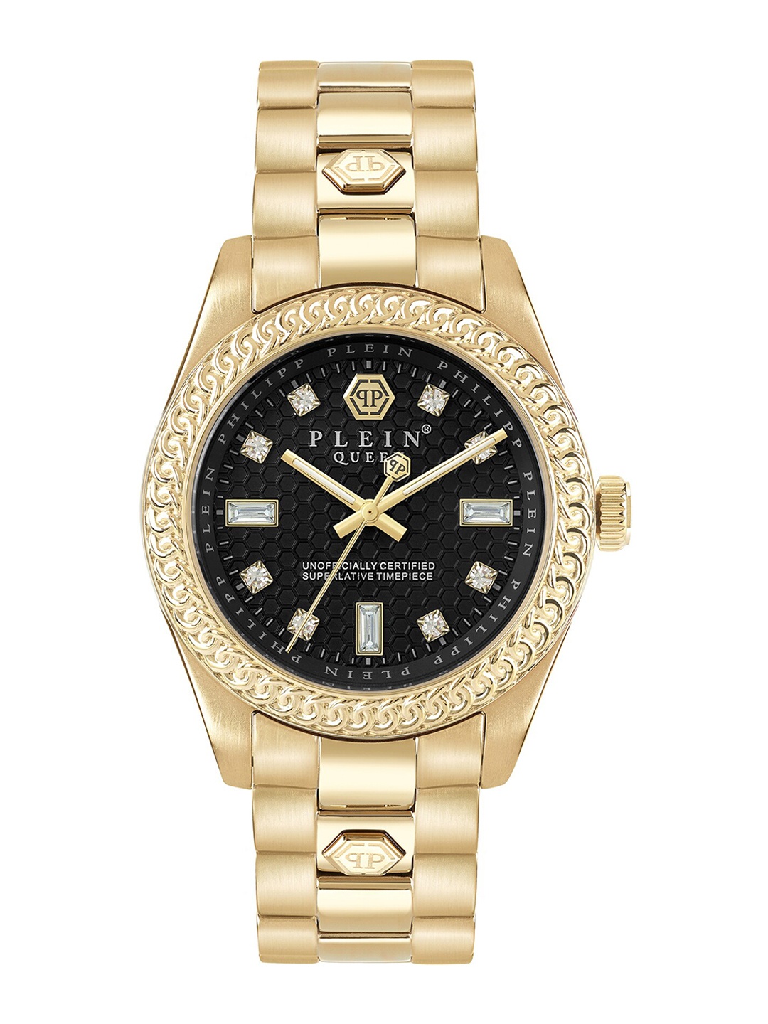 

PHILIPP PLEIN Women Bracelet Style Straps Digital Watch PWDAA0621, Black