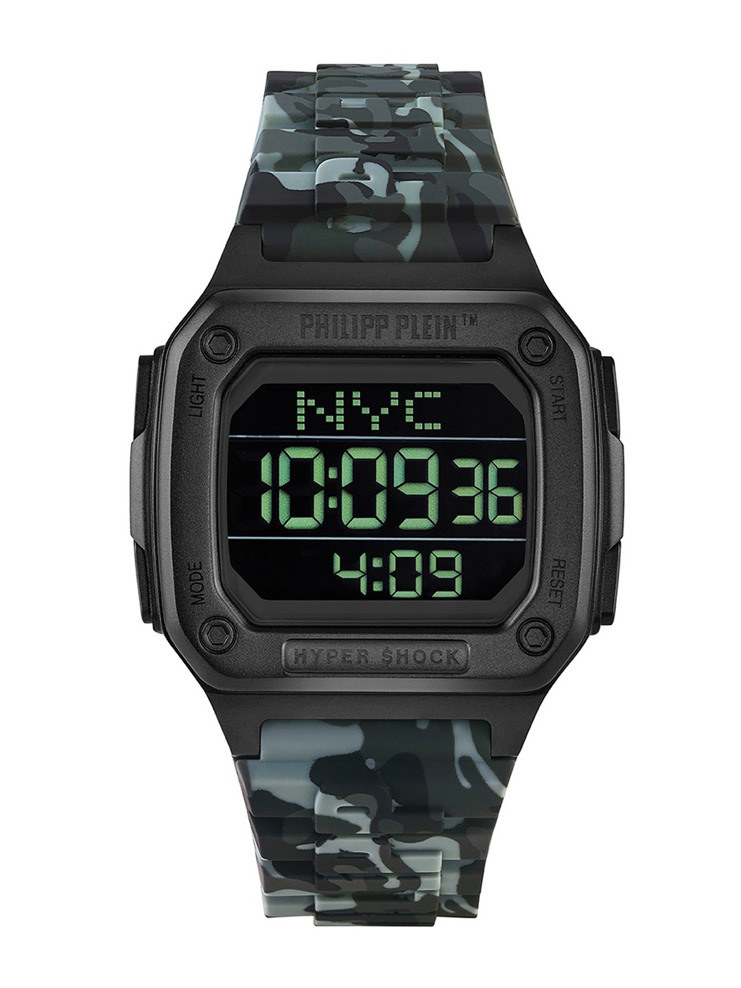

PHILIPP PLEIN Unisex Stainless Steel Dial Digital Watch PWHAA1822, Black