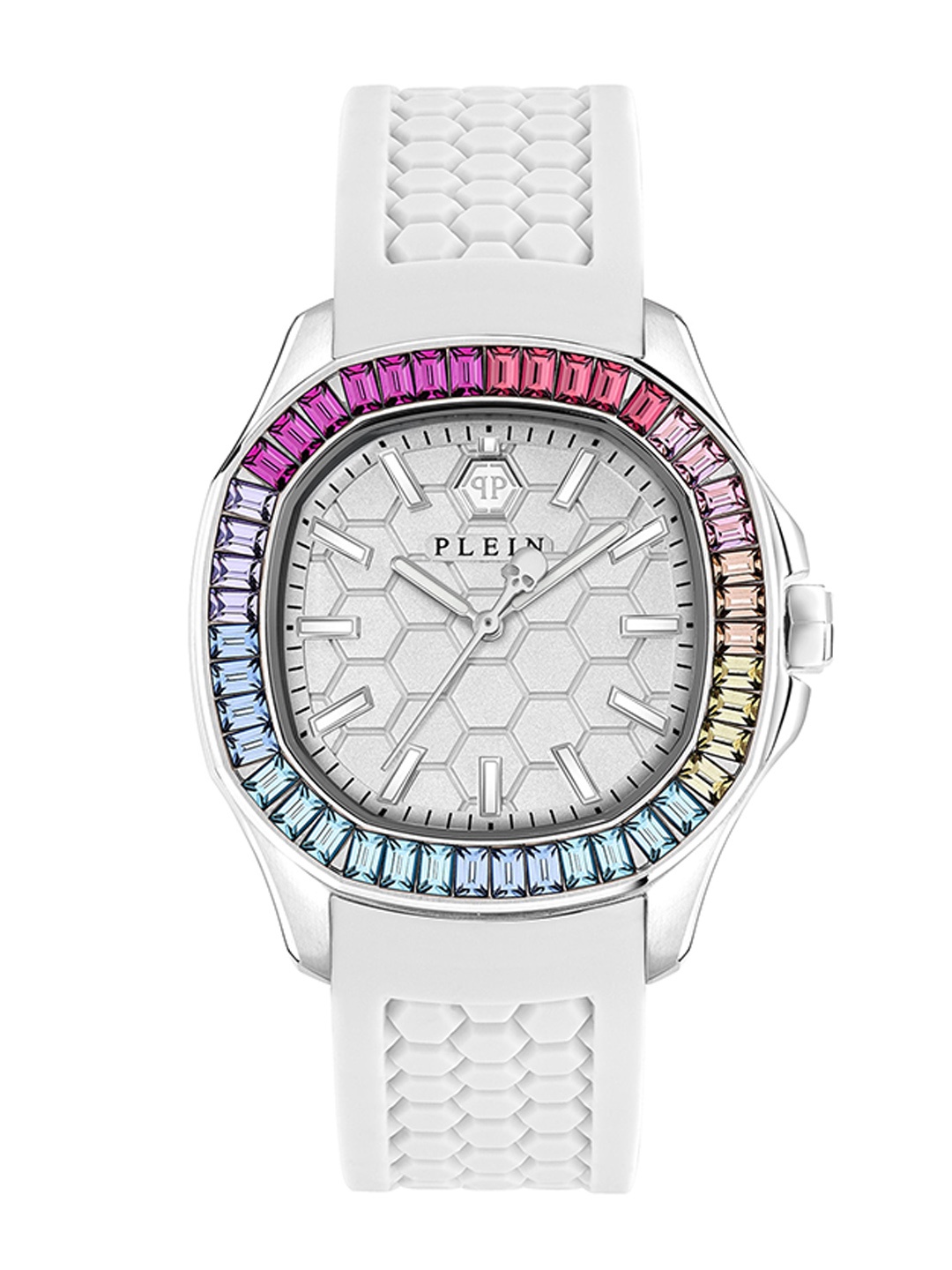 

PHILIPP PLEIN Women Water Resistance Stainless Steel Analogue Watch PWTAA0223, Silver