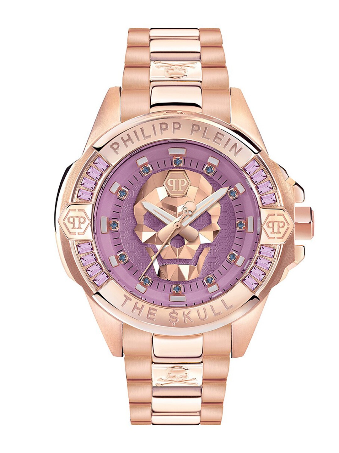 

PHILIPP PLEIN Unisex Bracelet Style Straps Analogue Watch PWNAA0822, Purple