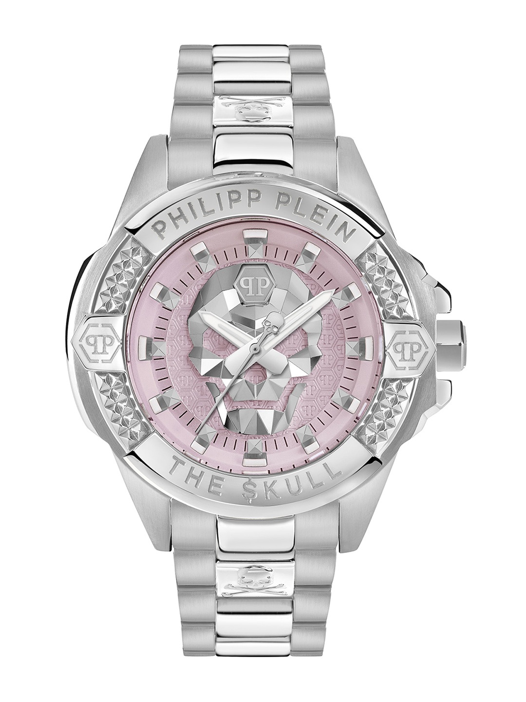 

PHILIPP PLEIN Women Water Resistance Stainless Steel Analogue Watch PWNAA1423, Pink