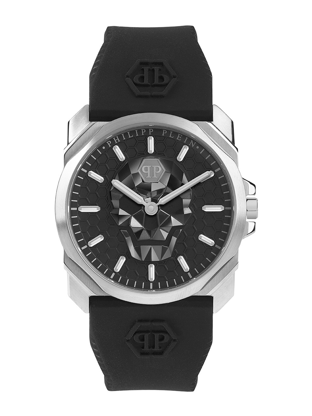 

PHILIPP PLEIN Men Embellished Dial & Black Straps Analogue Watch PWLAA0122