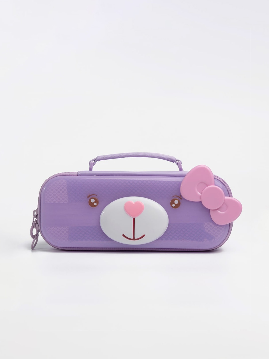 

QIPS Girls Printed Pencil Case, Lavender
