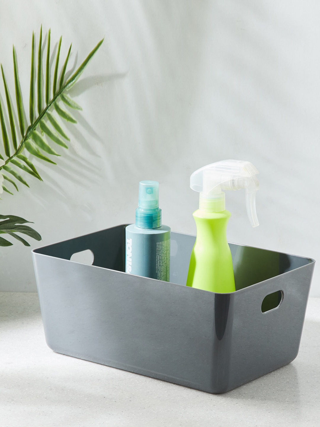 

Home Centre Regan Vega Grey Storage Basket Bathroom Accessories