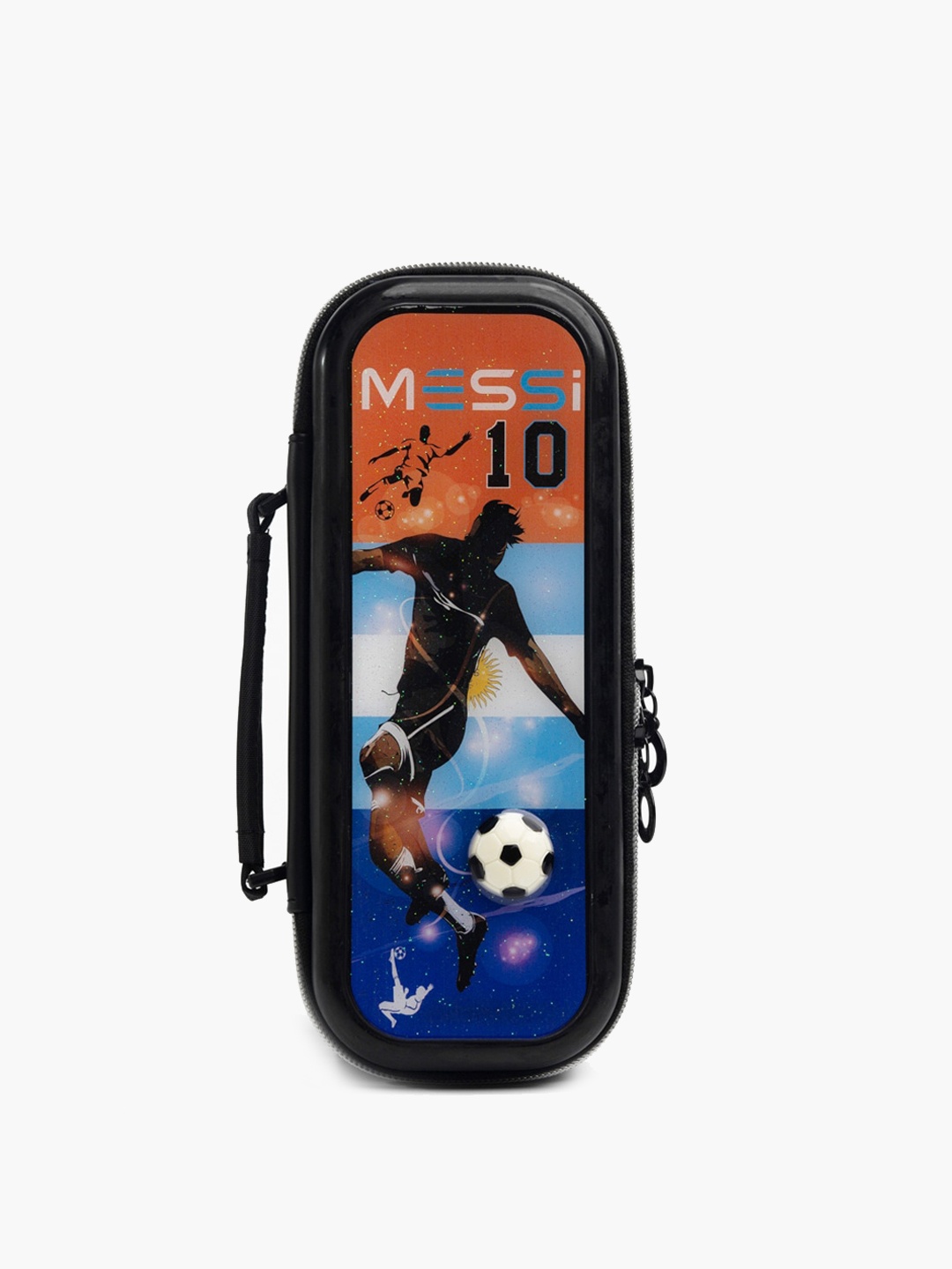

QIPS Boys Black High Quality TPU Pencil Case