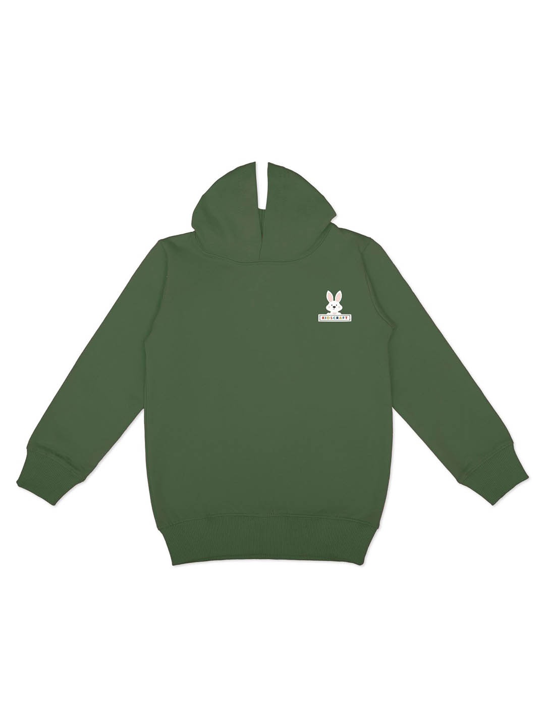 

KIDSCRAFT Boys Hooded Long Sleeves Fleece Pullover, Green