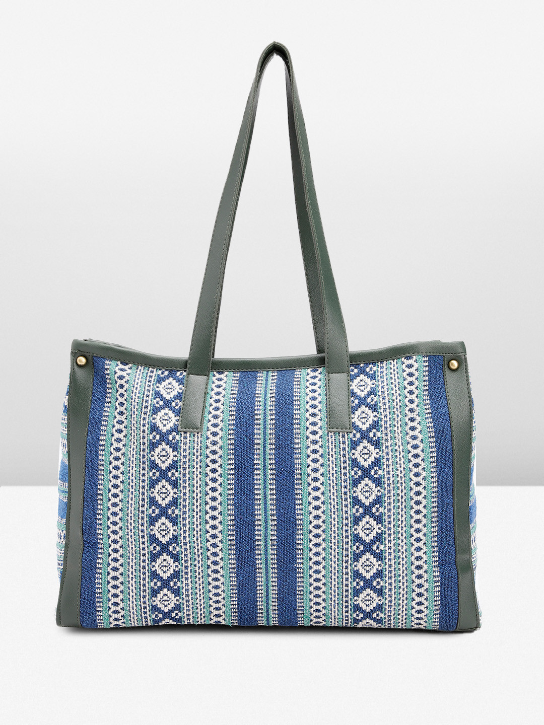 

Anouk Geometric Shopper Tote Bag, Blue