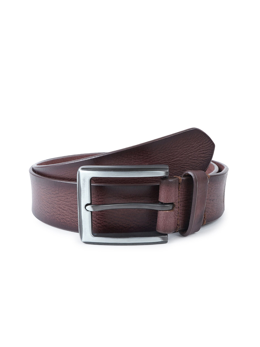 

CIMONI Men Textured Leather Formal Belt, Brown