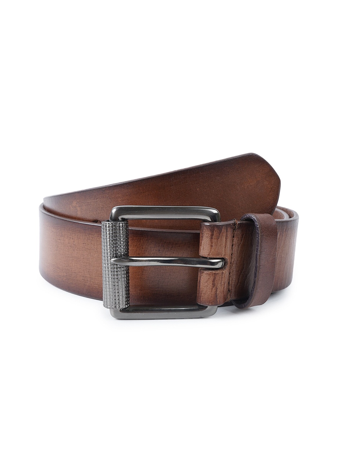 

CIMONI Men Textured Leather Formal Belt, Brown