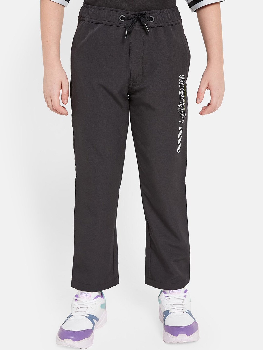 

Octave Boys Mid Rise Cotton Sports Track Pants, Navy blue