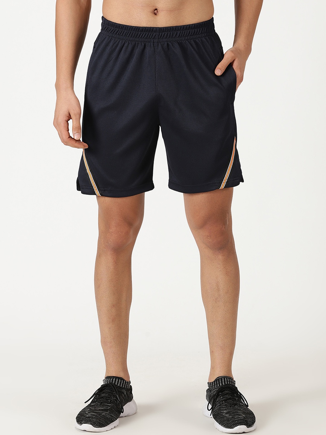 

deb Men Basketball Shorts with Ventilated Fabric, Navy blue