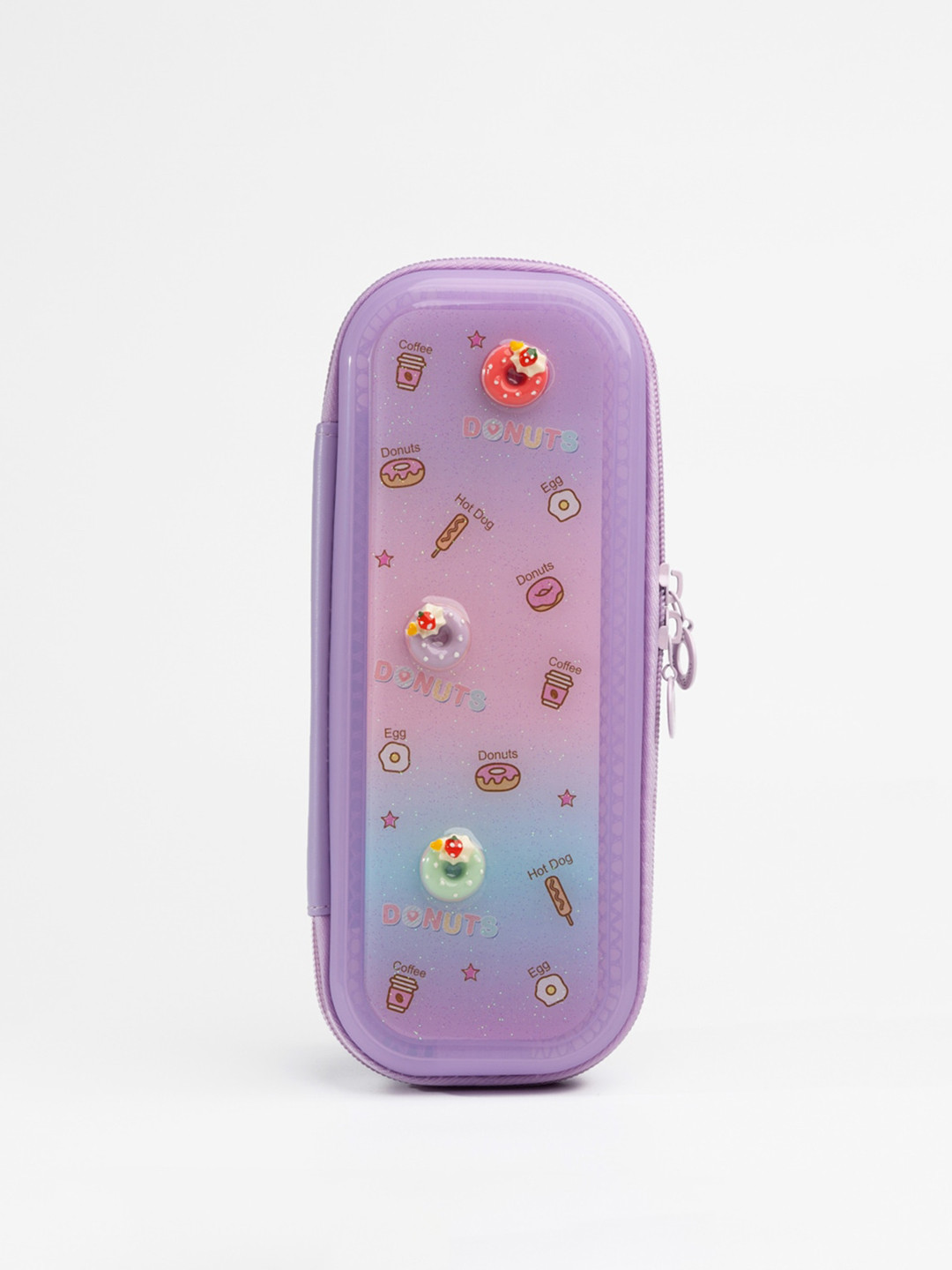 

QIPS Girls Printed Pencil Case, Lavender