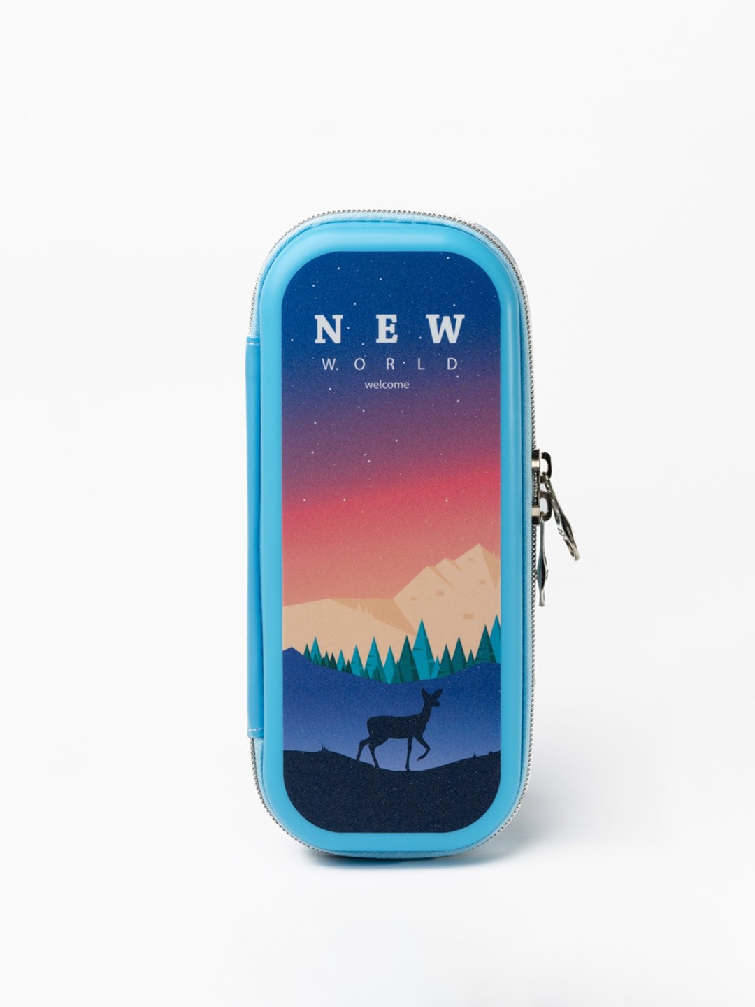 

QIPS Kids Printed Pen Case, Blue