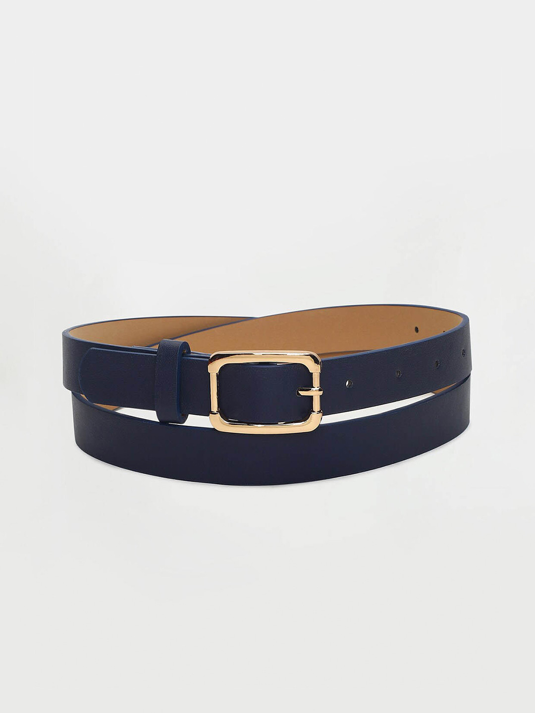 

Ginger by Lifestyle Women Slim Stretchable Casual Belt, Blue