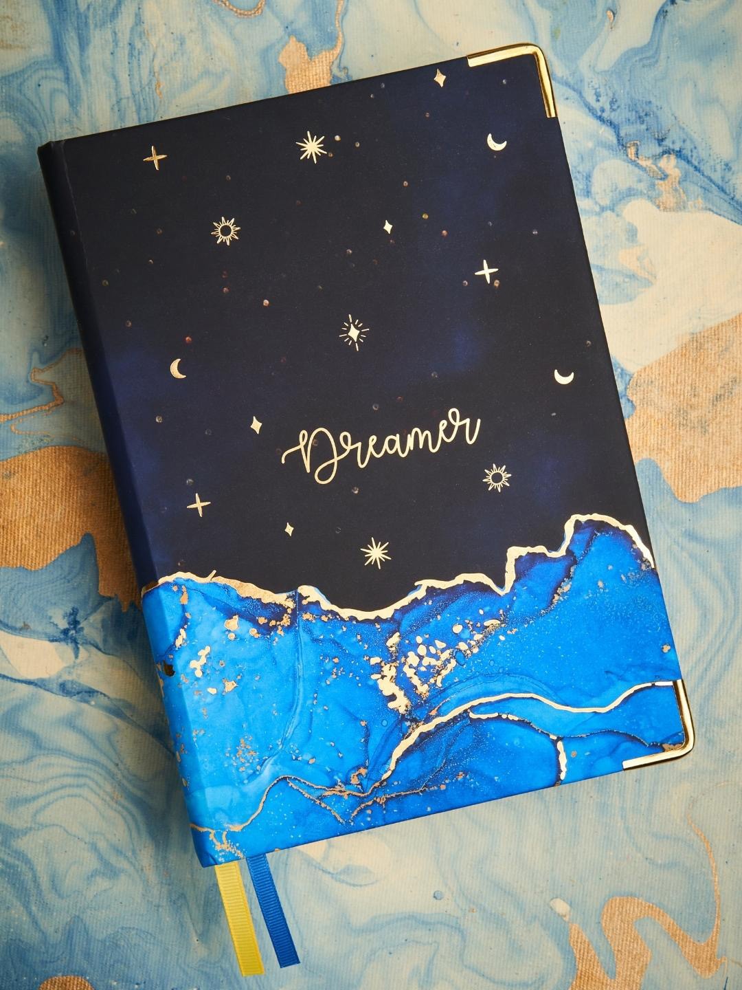 

Doodle Premium Hard Bound Notebook, Navy blue