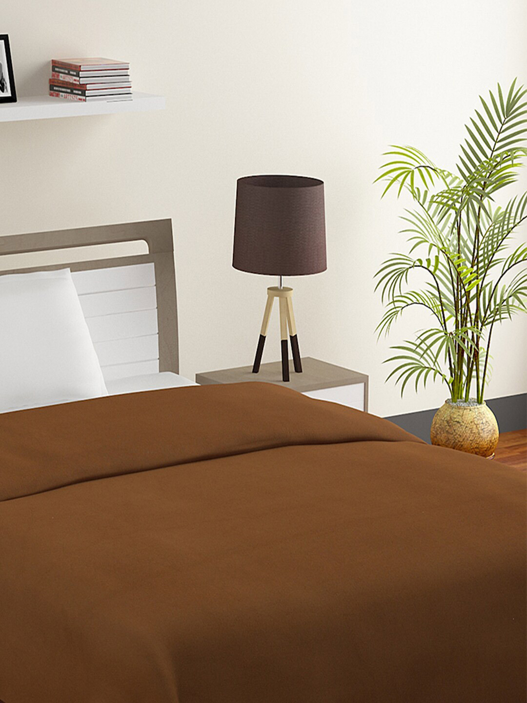 

Rubix Home Brown 200 GSM Mild Winter Single Bed Blanket