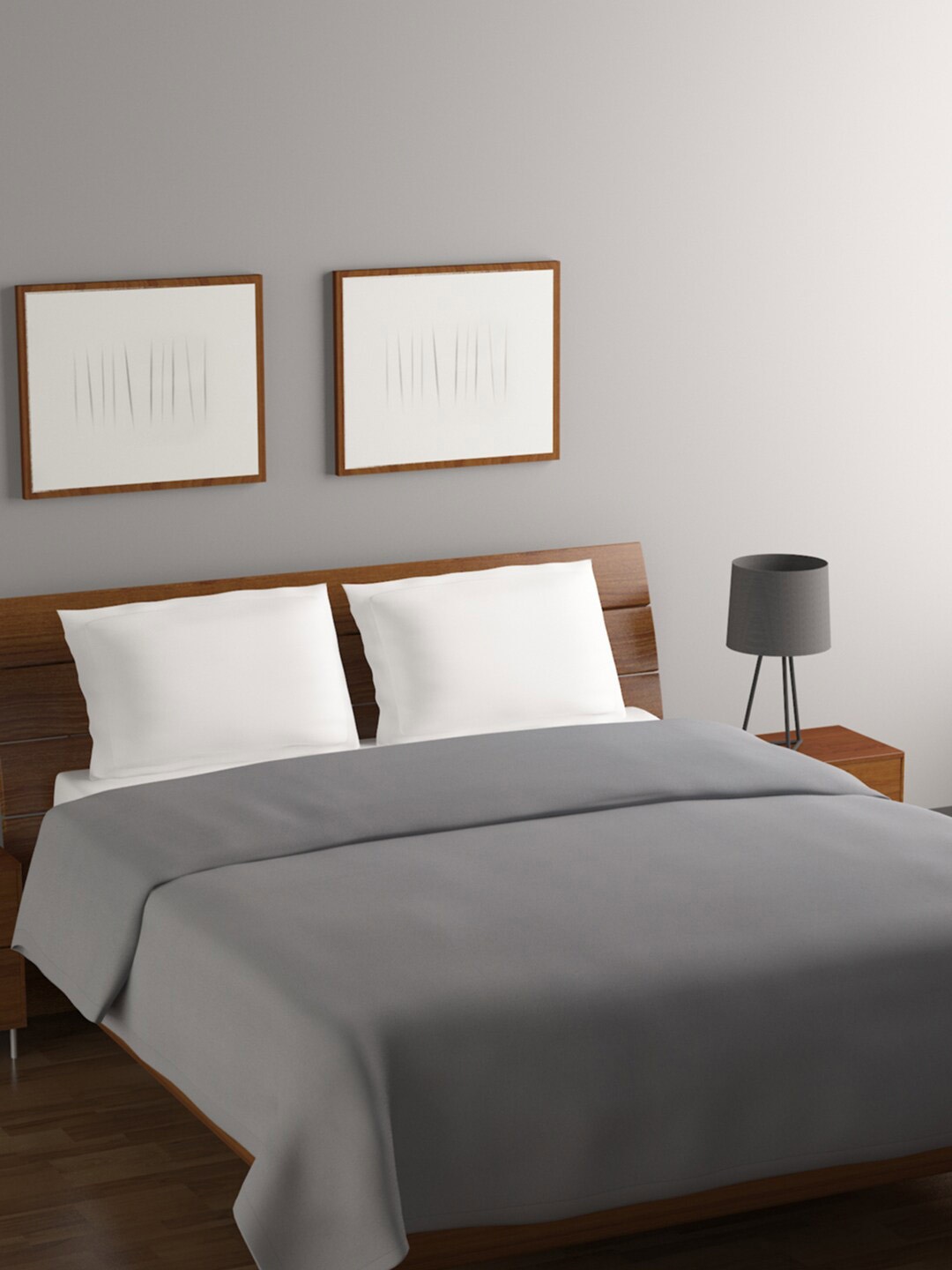 

Rubix Home Grey Mild Winter 233 GSM Double Bed Blanket