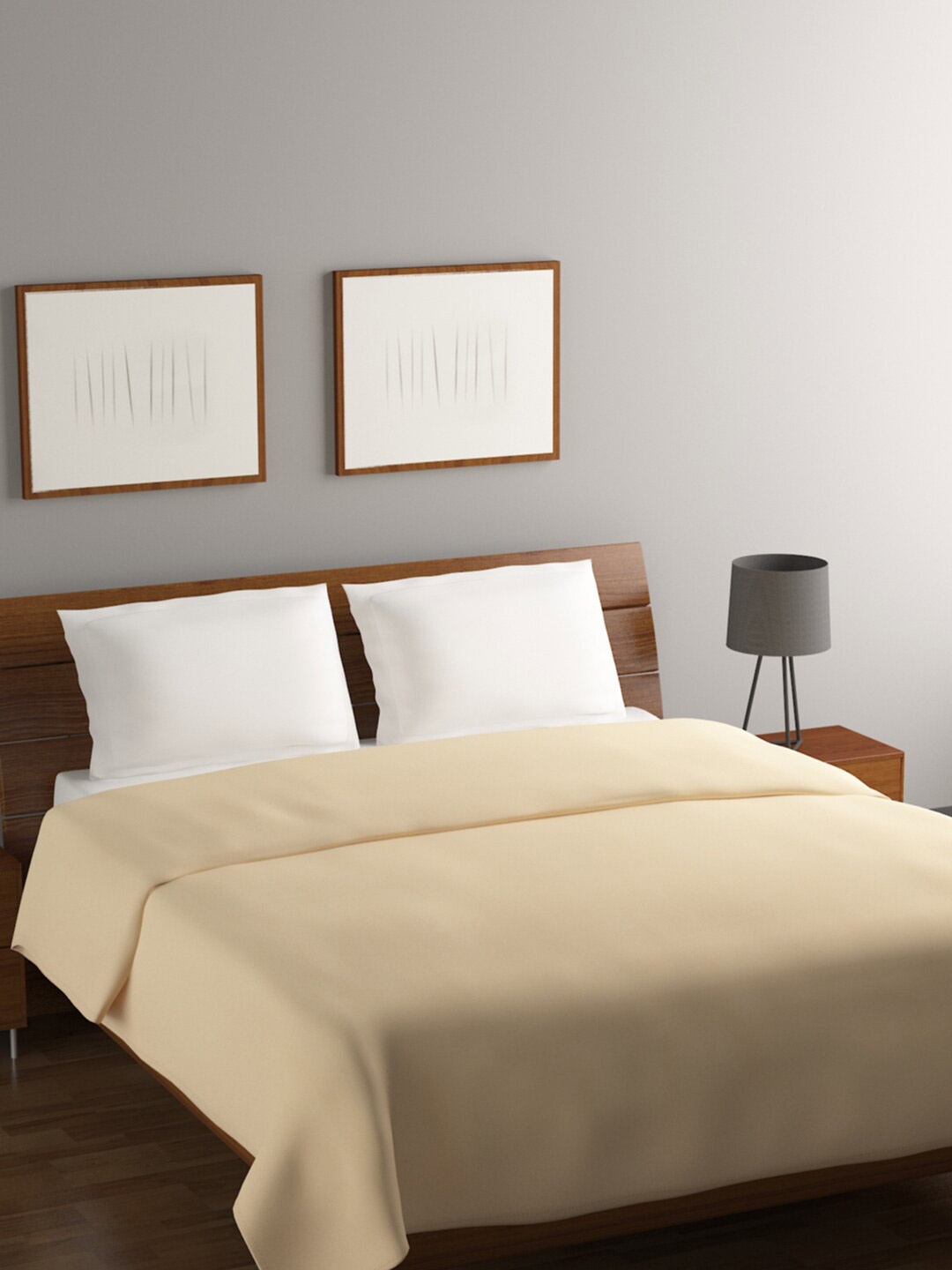 

Rubix Home All Season Camel Brown Mild Winter 233 GSM Double Bed Blanket
