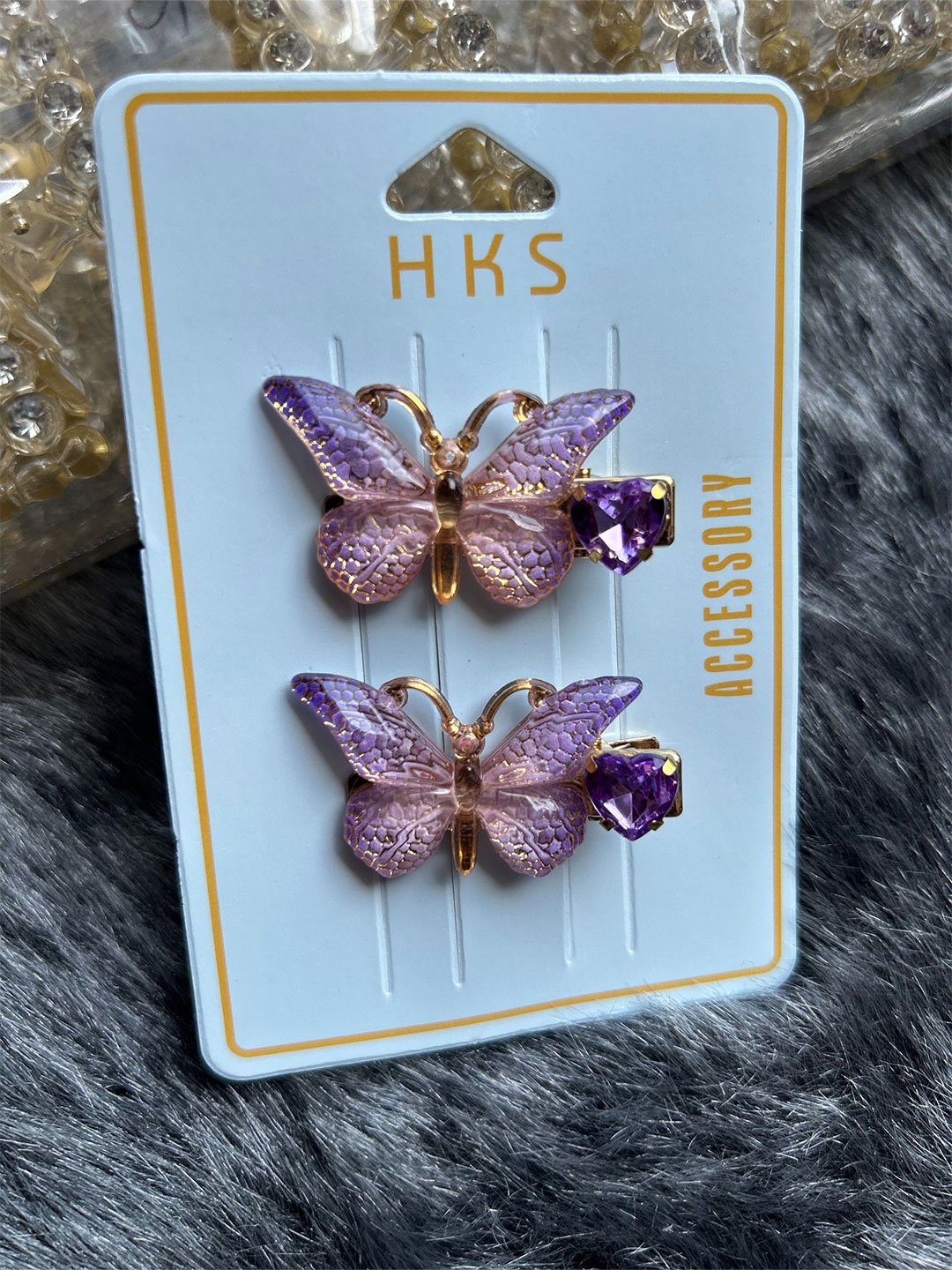 

LYTIX Girls Assorted Set of 2 Embellished Metal Alligator Hair Clips