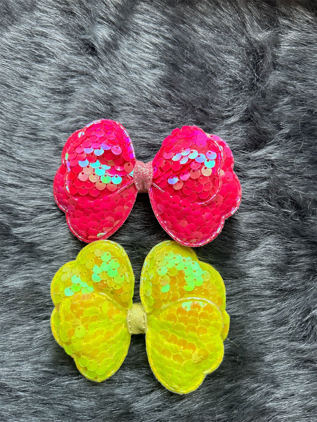 LYTIX Girls Set Of 2 Embellished Alligator Hair Clip, Red