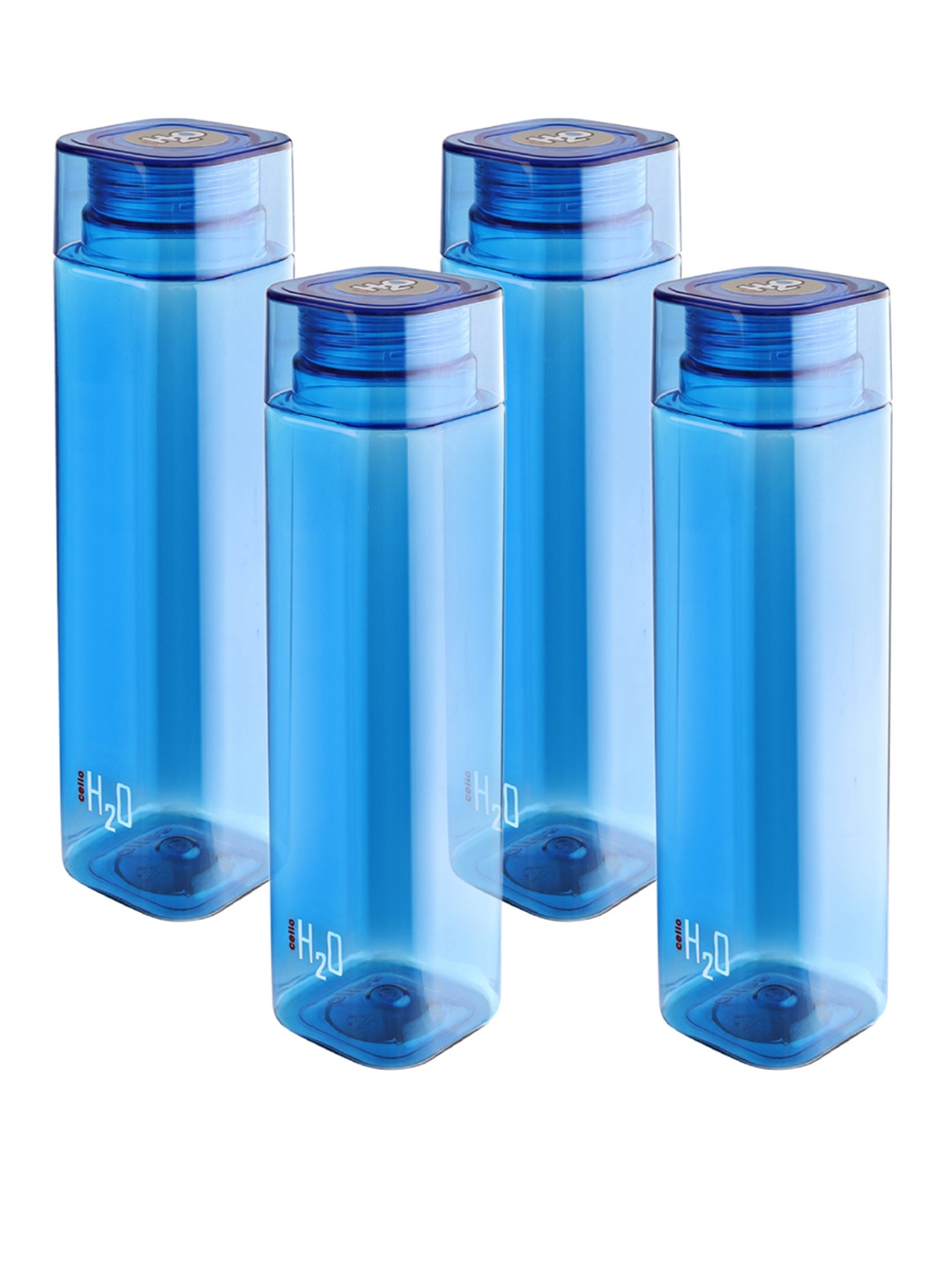 

Cello 4 Pieces Blue Fridge Water Bottle 1L each