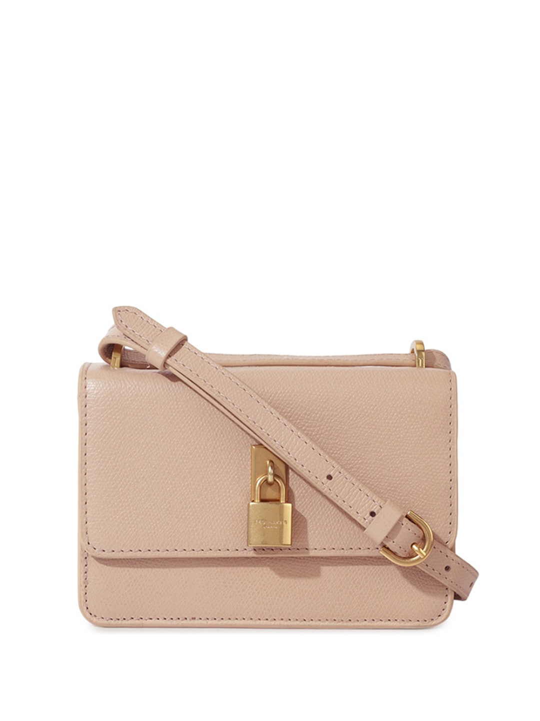 

Ted Baker Leather Water Resistant Structured Sling Bag, Beige