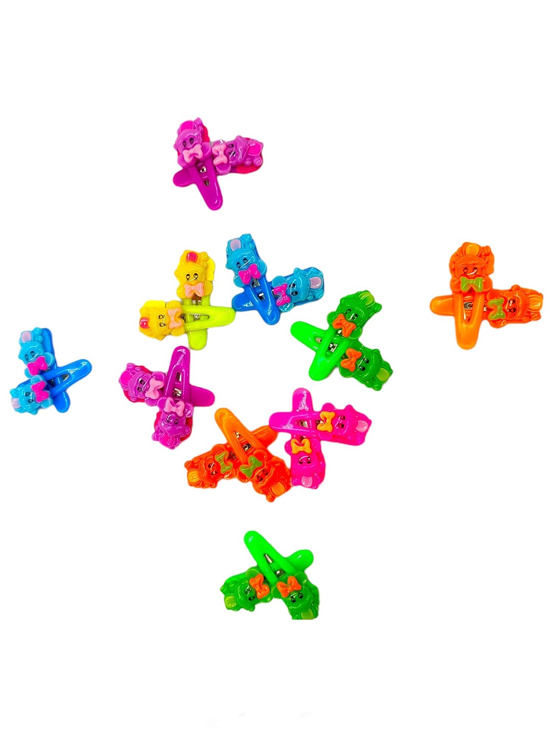 

LYTIX Girls Pack Of 10 Assorted Tic Tac Hair Clip