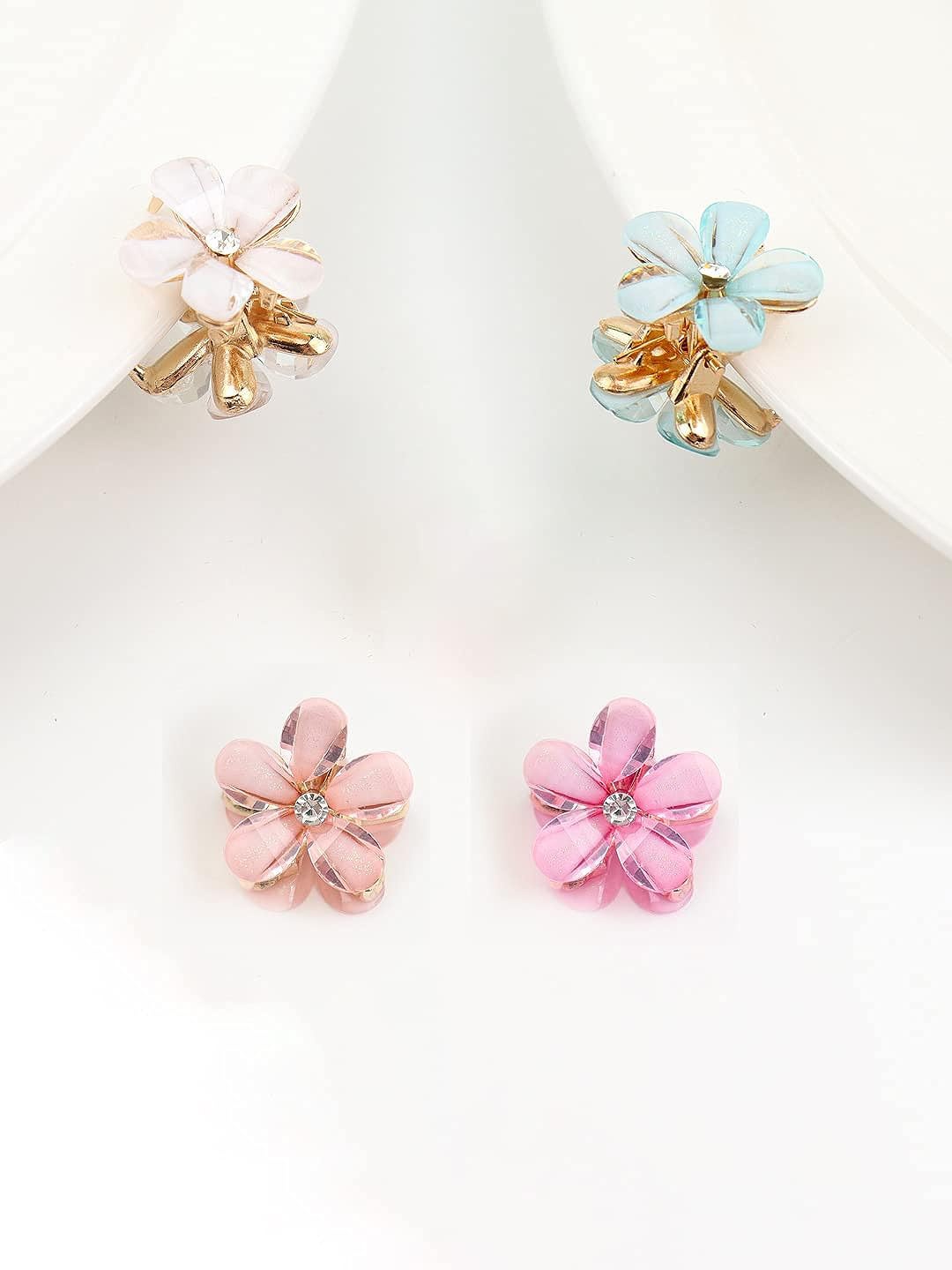 

LYTIX Girls Assorted Set of 6 Floral Claw Clip