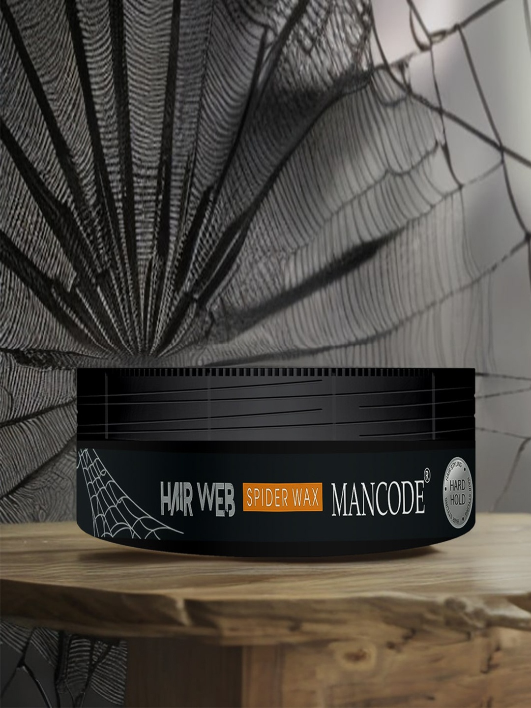 

MANCODE Hair Web Hard Hold Spider Wax - 100ml, Black