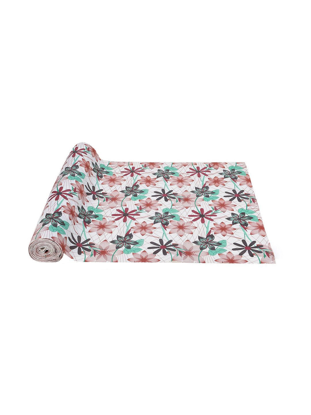 

Dakshya Industries Green Floral Printed Anti Slip Self Cover Roll