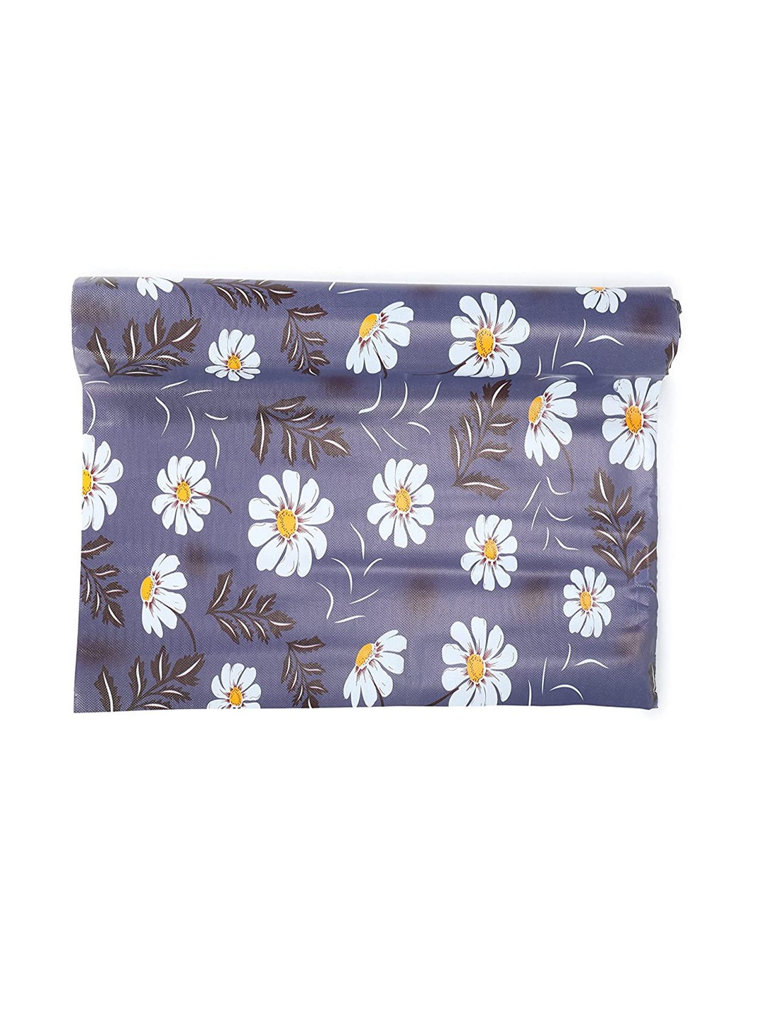 

Dakshya Industries Blue Sunflower Printed Anti Slip Self Cover Roll