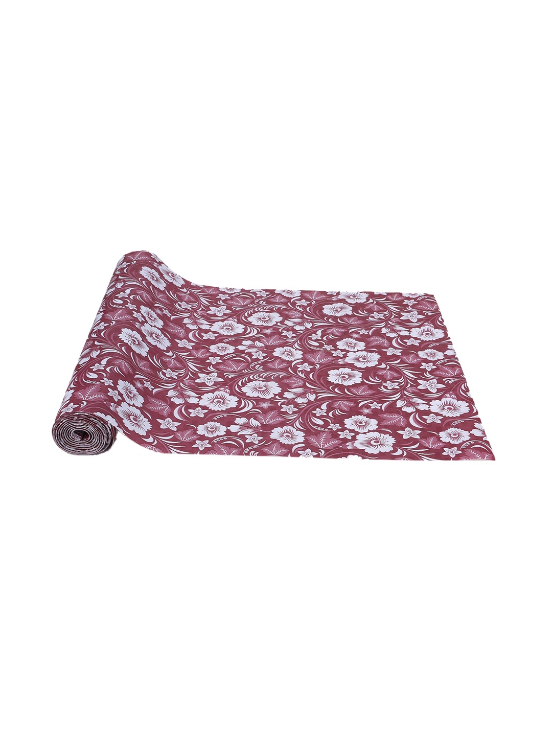 

Dakshya Industries Rust Floral Printed Anti Slip Self Cover Roll - 50M