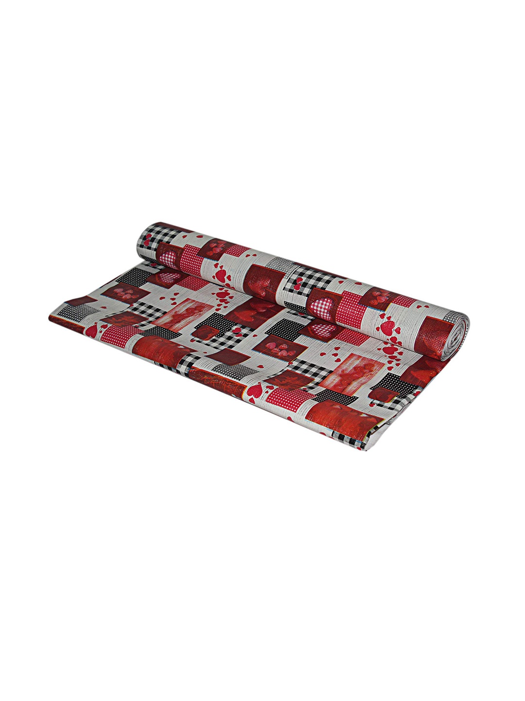 

Dakshya Industries Red Printed Anti Slip Self Cover Roll