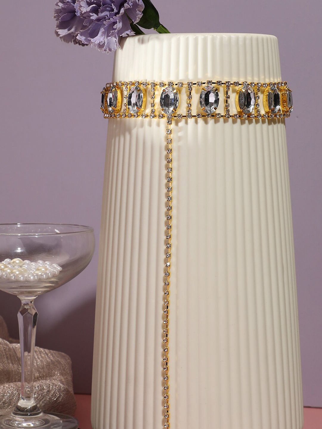 

SOHI Silver-Plated Layered Necklace